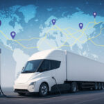 Elektrischer Lkw an Ladestation | © Park Your Truck | KI-generiert